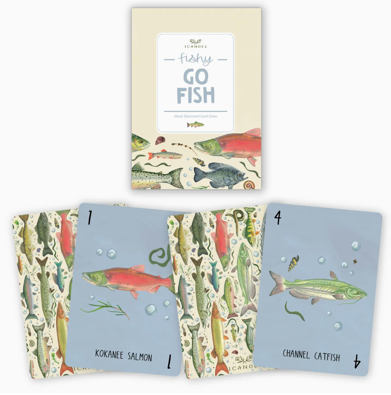 Freshwater Fish Go Fish Card Game