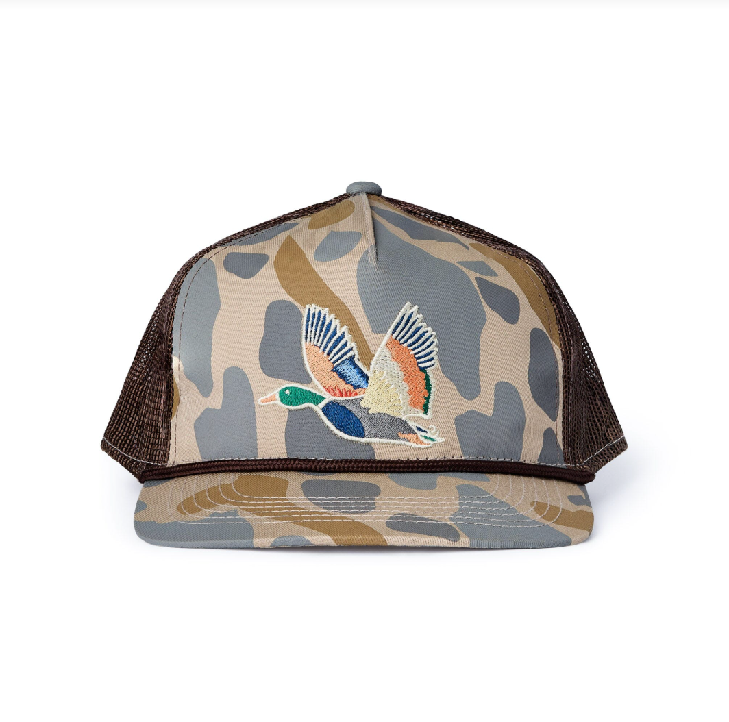 Retro Camo Duck Hat