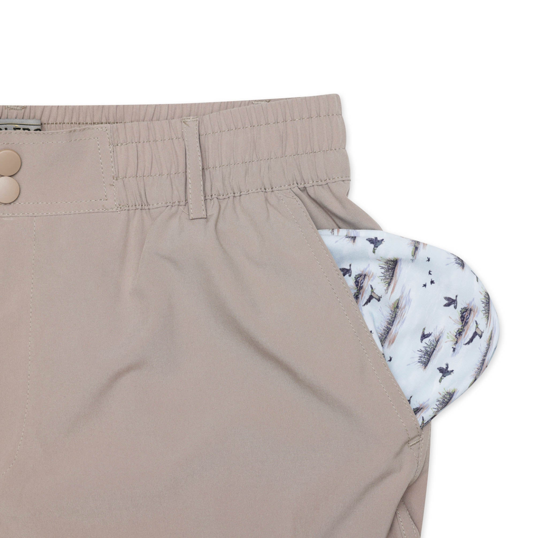 Cobblestone Khaki - Duck Hunt Pocket Everyday Short