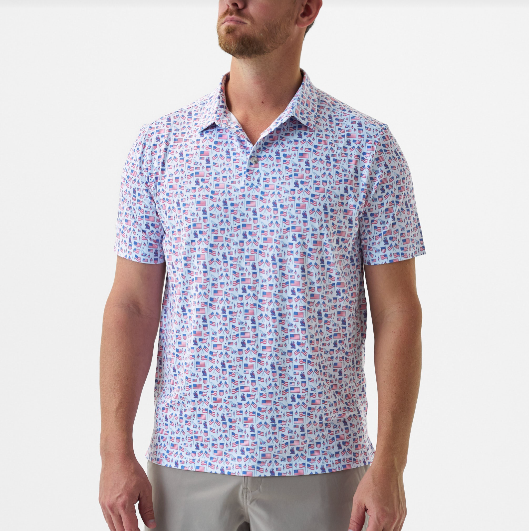 Old Glory Performance Polo
