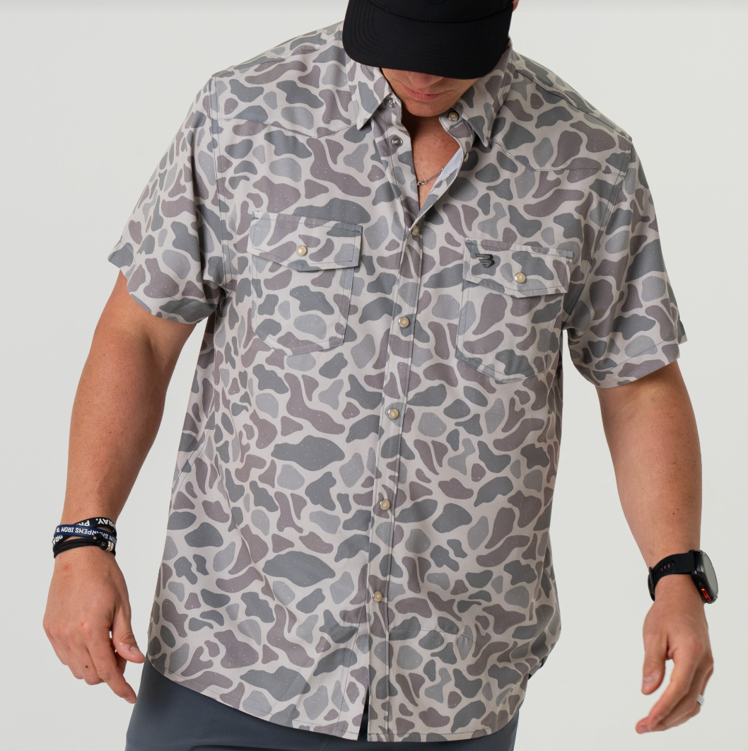 Classic Deer Camo Performance Western Shirt