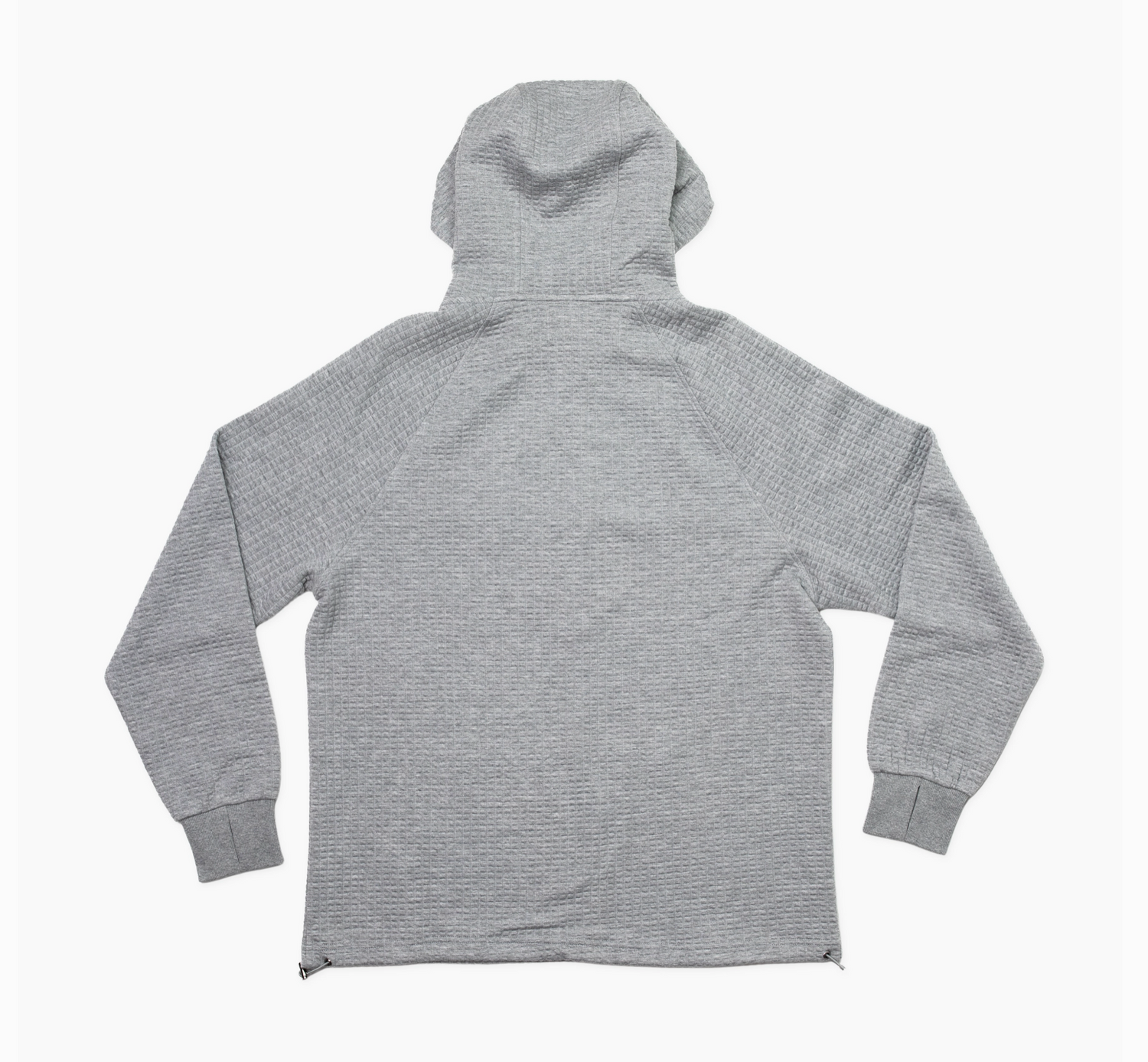 Men's Waffle Tech Hoodie - Ash
