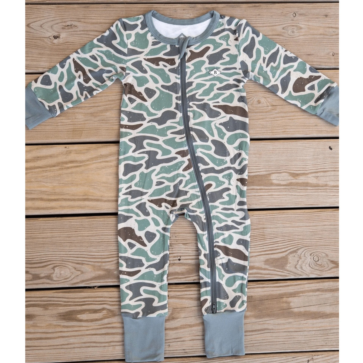 Retro Duck Camo Baby Zip Up