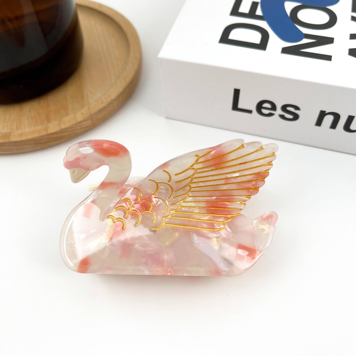Swan Claw Hair Clip