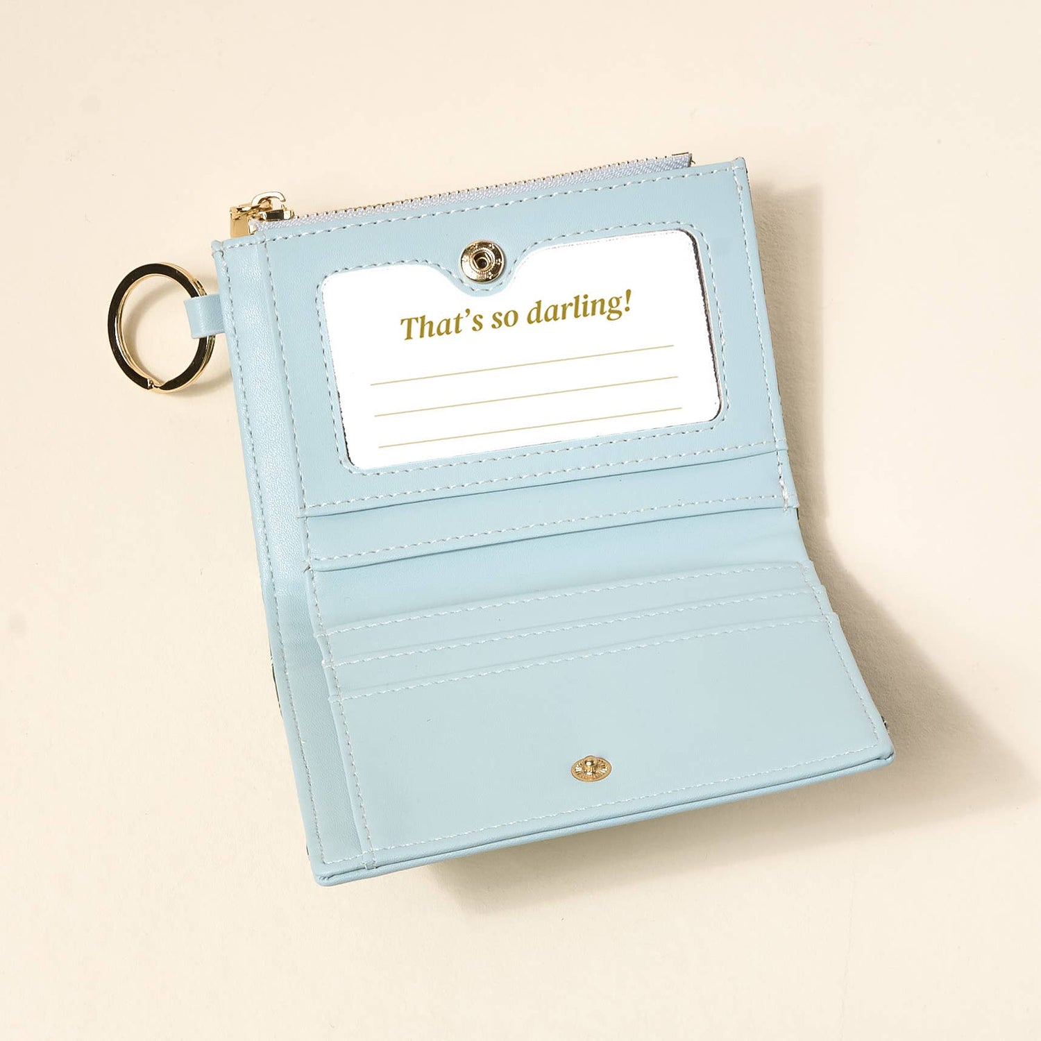 Luxe Pocket Wallet–Everbloom Forest Green