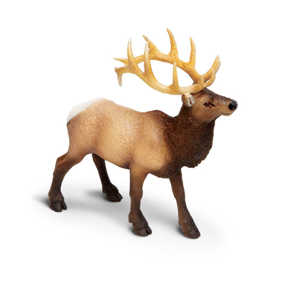 Elk Bull Toy Figurine