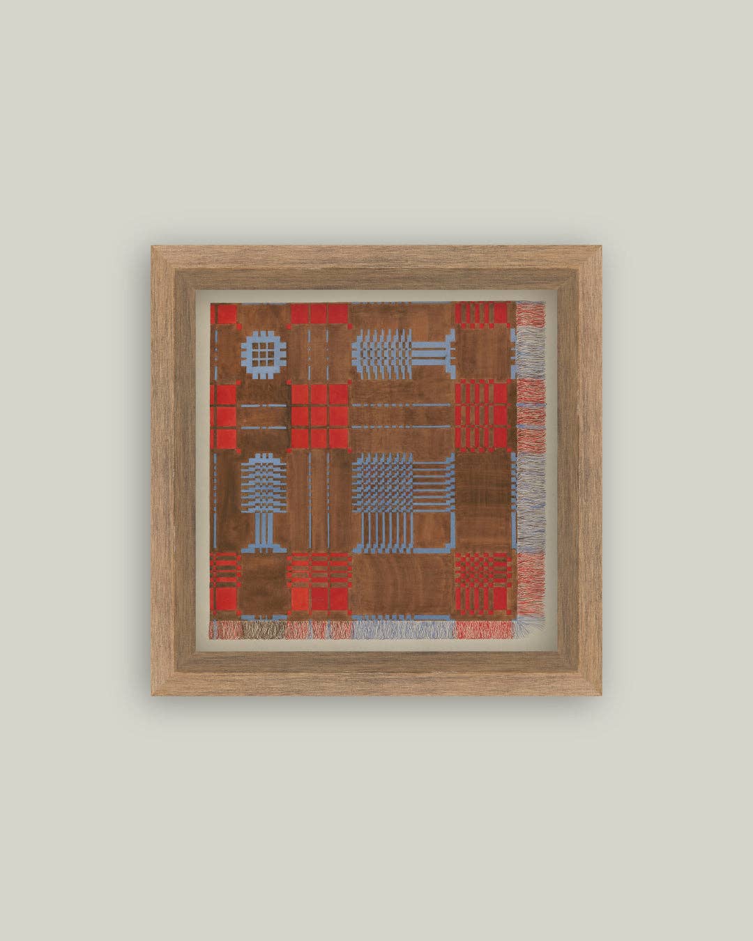 Woven Coverlet Framed Artwork