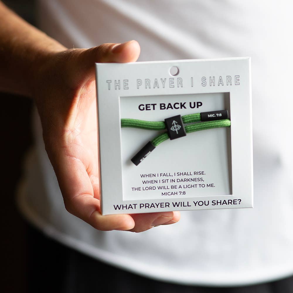 Get Back Up Christian Cord Bracelet