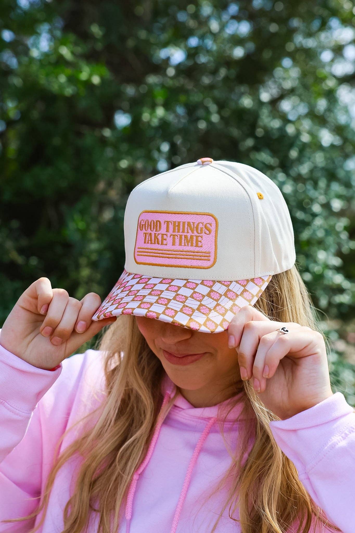 Good Things Take Time Canvas Hat