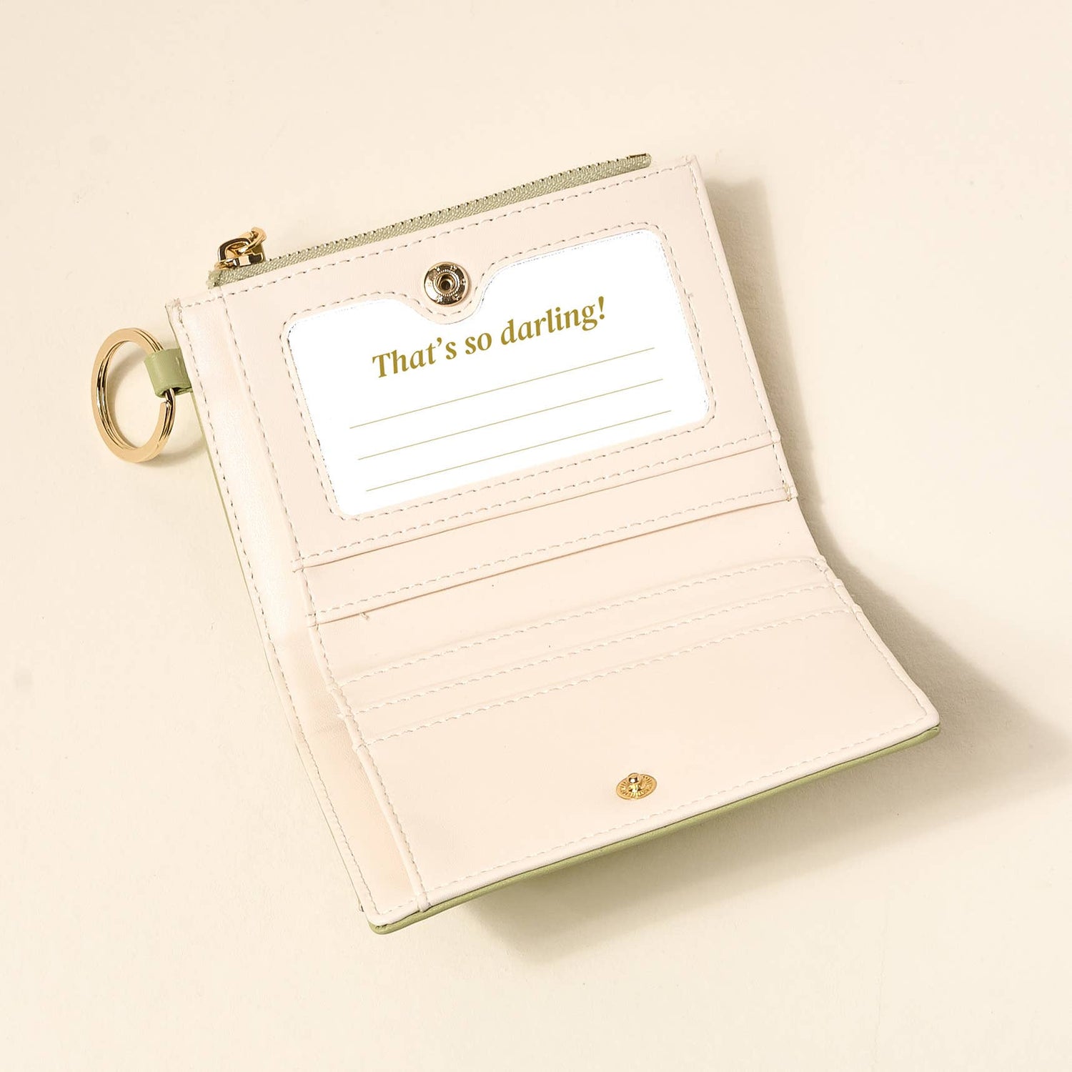 Luxe Pocket Wallet – Sage