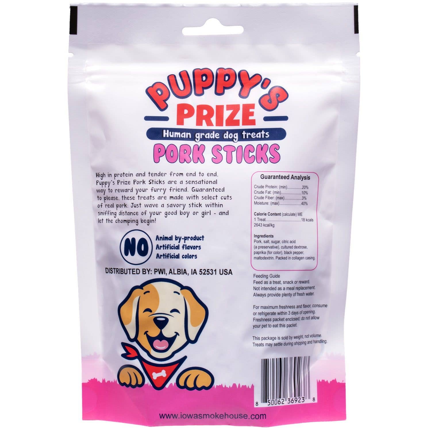 Puppy's Prize Pork Sticks