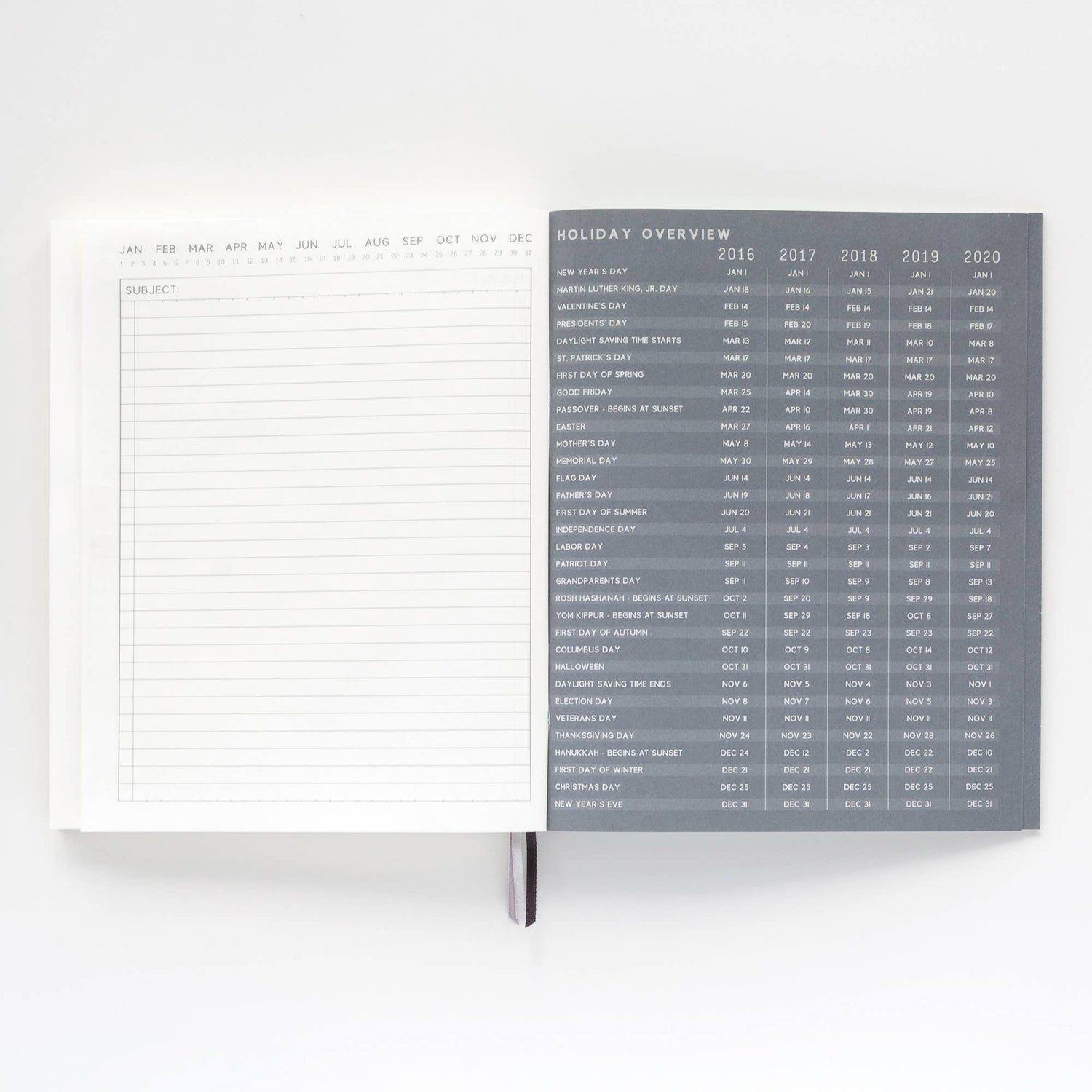 Standard Issue Planner Notebook No. 03 - Black