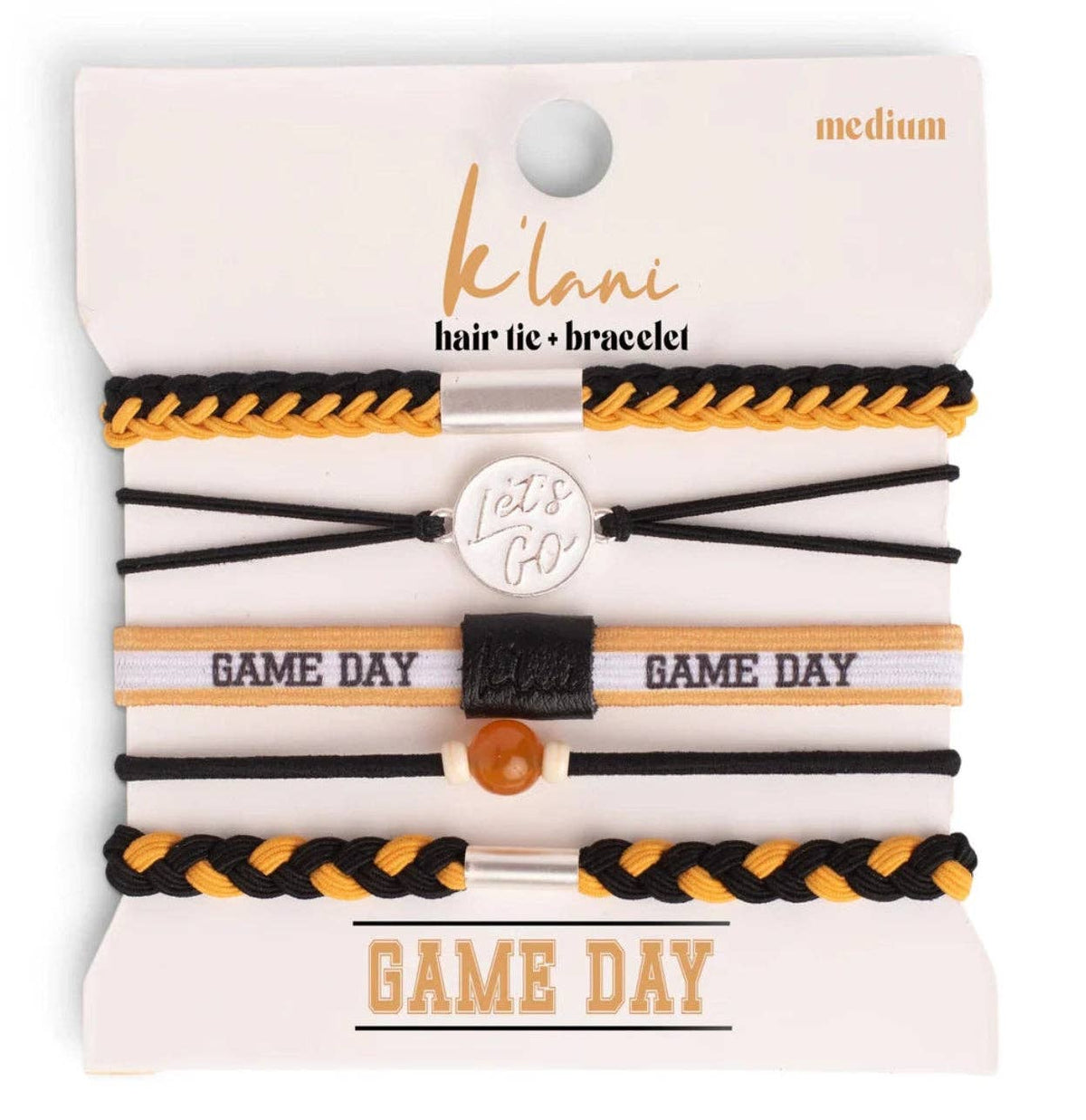 "Game Day" Hair Tie Bracelets