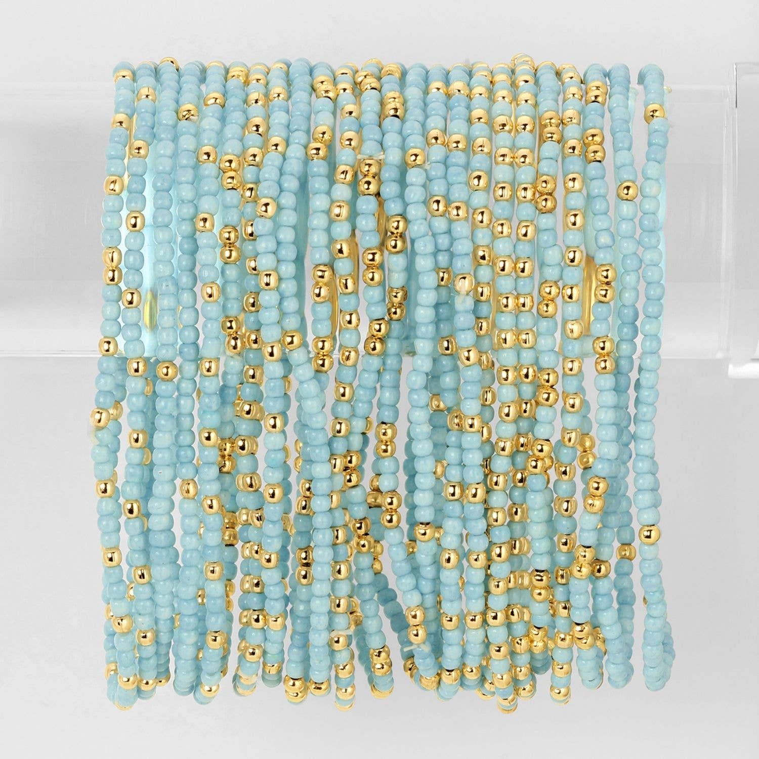 Dark Teal Seed Bead Bracelets