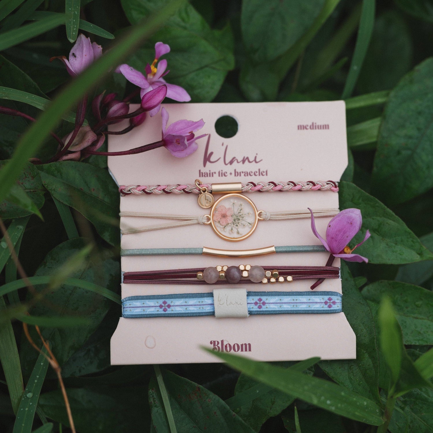 "Bloom" Hair Tie Bracelets