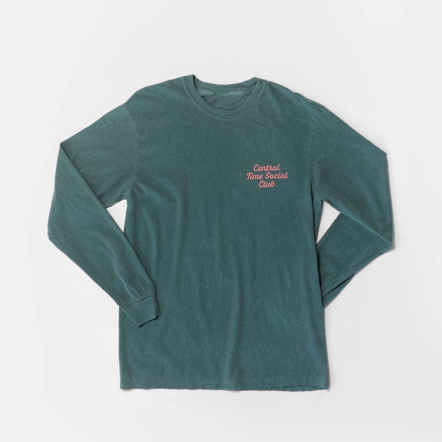 Central Time Social Club Heavyweight Long Sleeve Tee (extended sizing!)