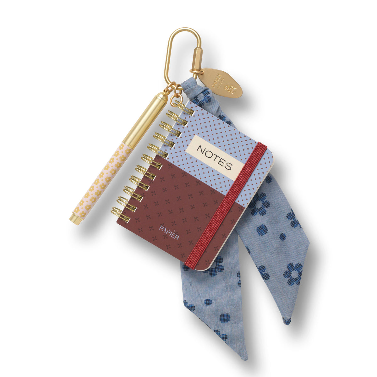Pocket Notes Charm Keychain