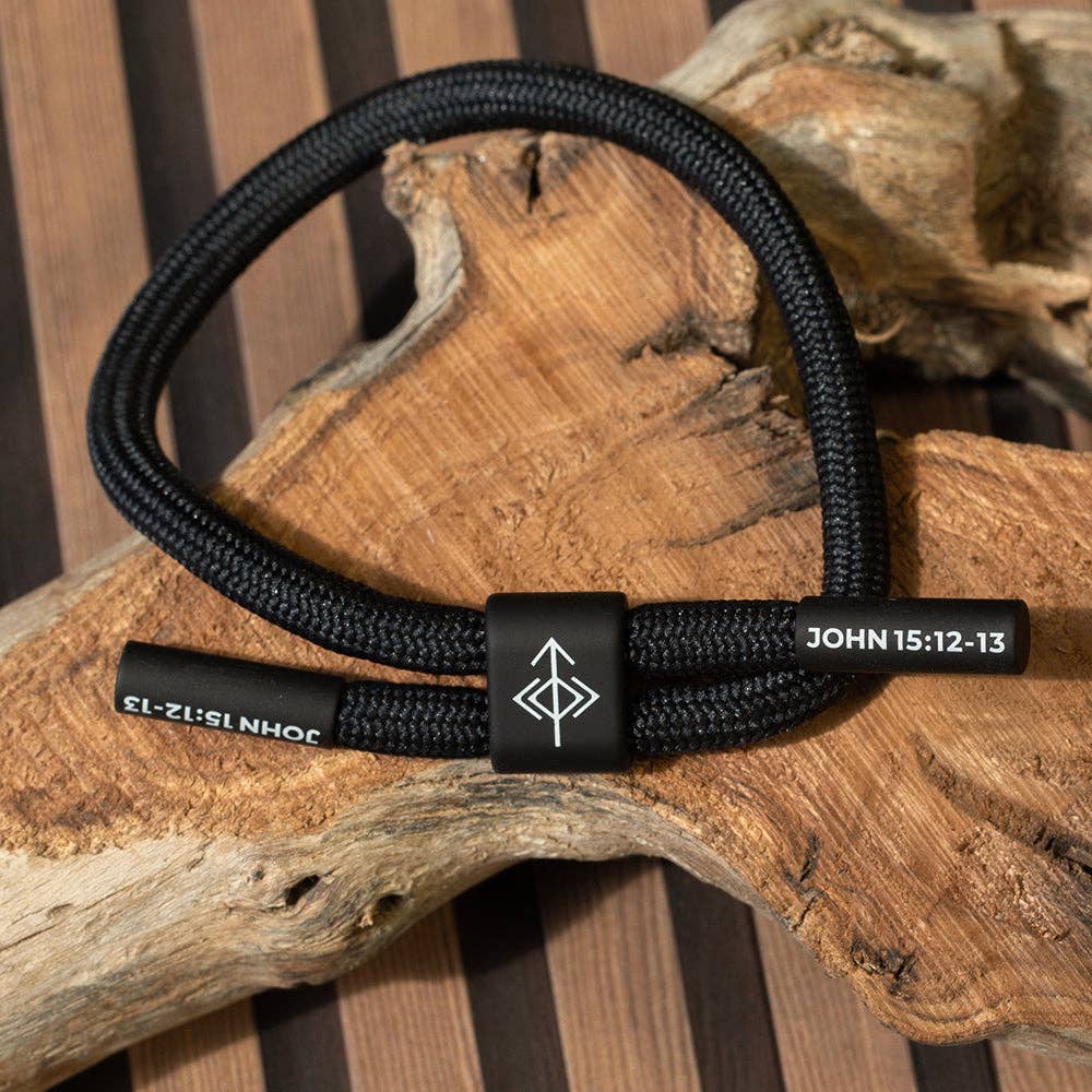 Serve Selflessly Christian Cord Bracelet