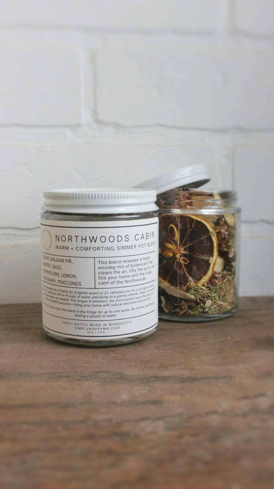 Northwoods Cabin Warm + Comforting Simmer Pot Blend