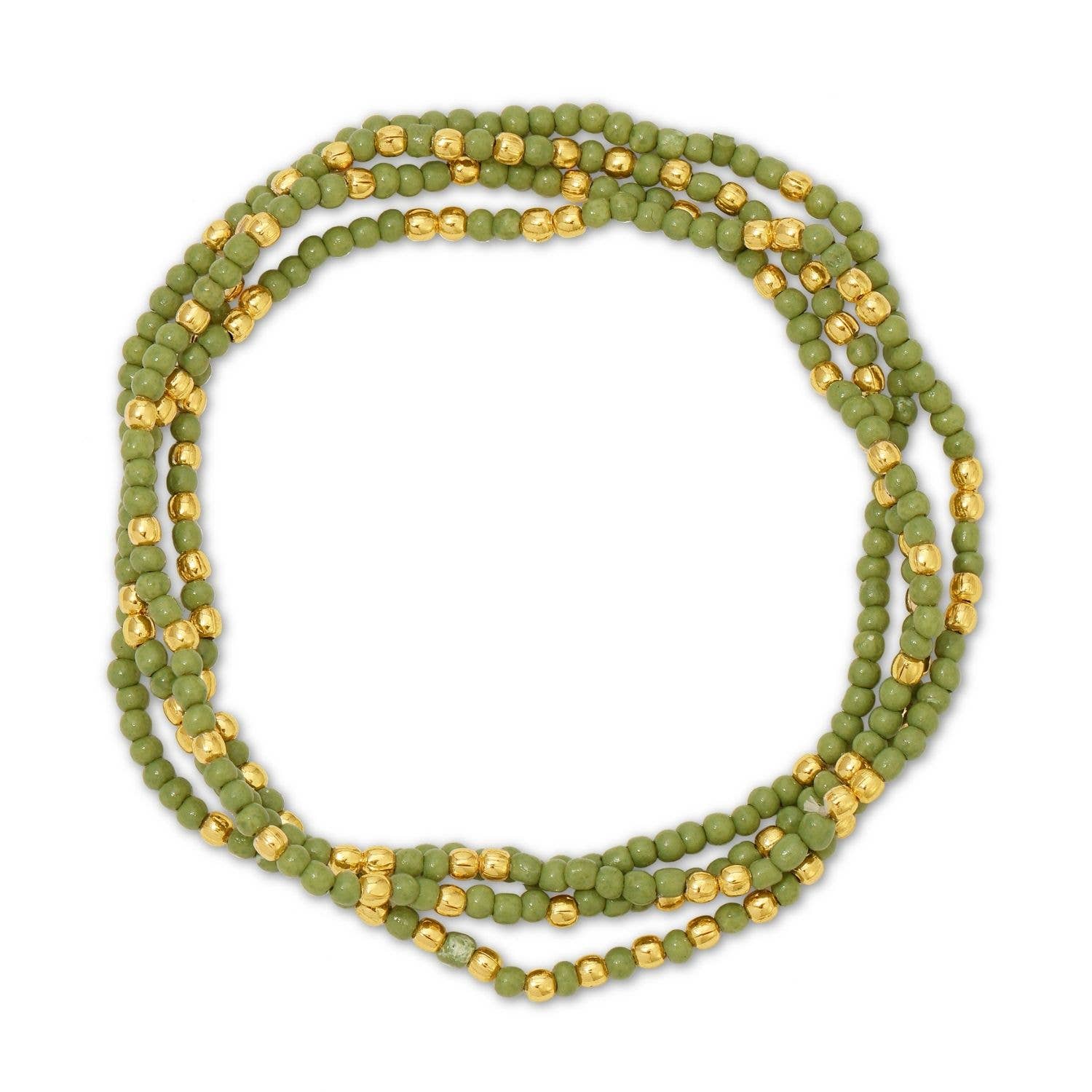 Dark Teal Seed Bead Bracelets