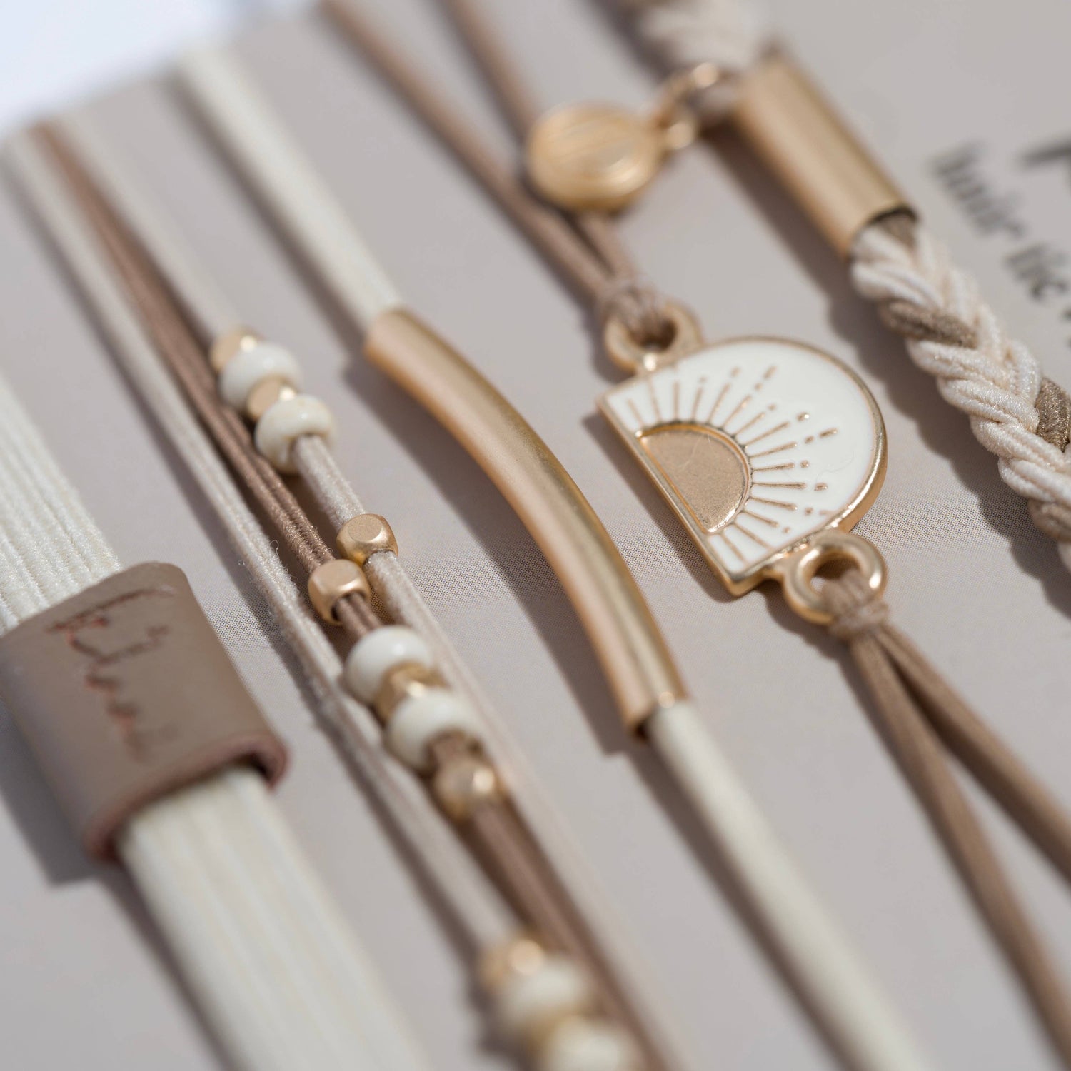 "Rise" Hair Tie Bracelets