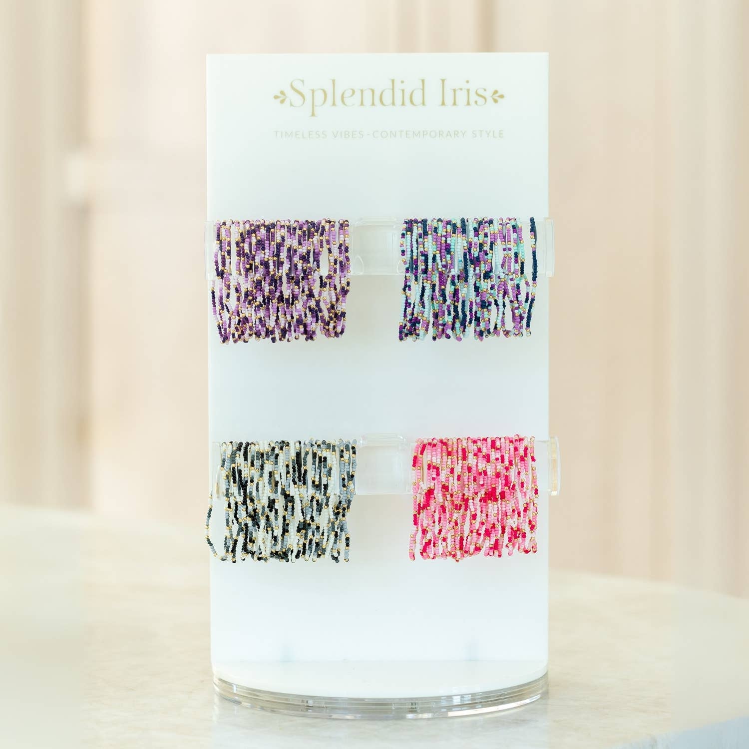 Assorted Stretch Seed Bead Bracelets