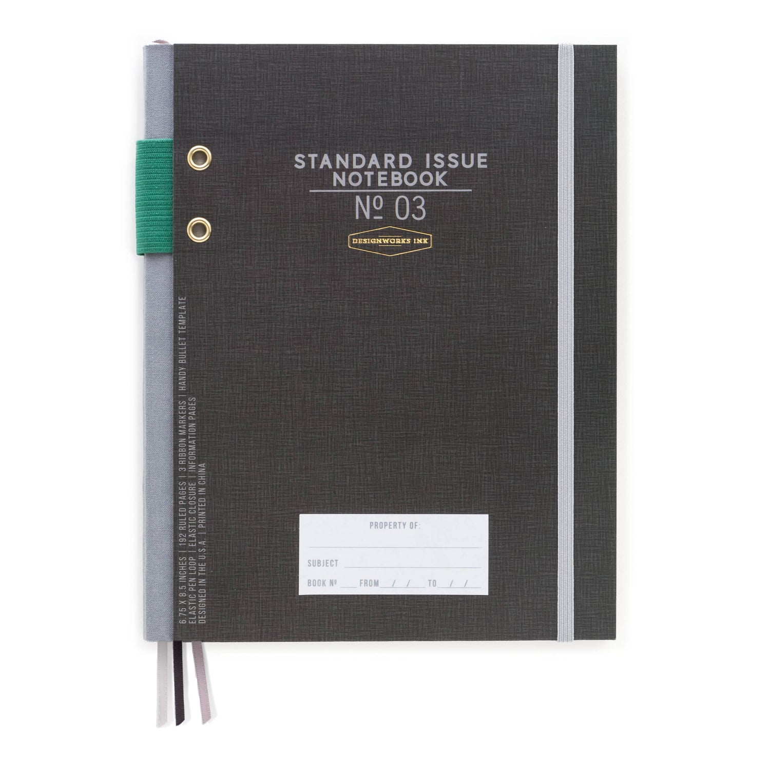 Standard Issue Planner Notebook No. 03 - Black