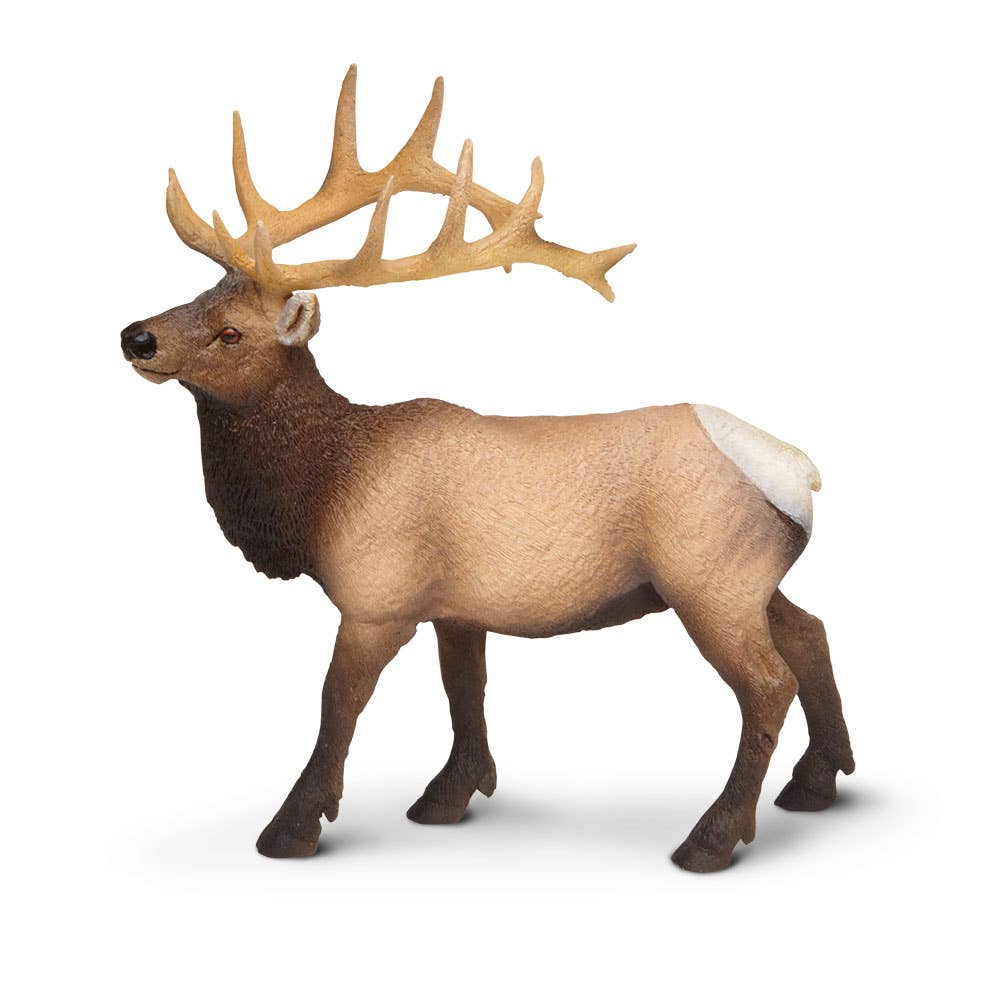 Elk Bull Toy Figurine