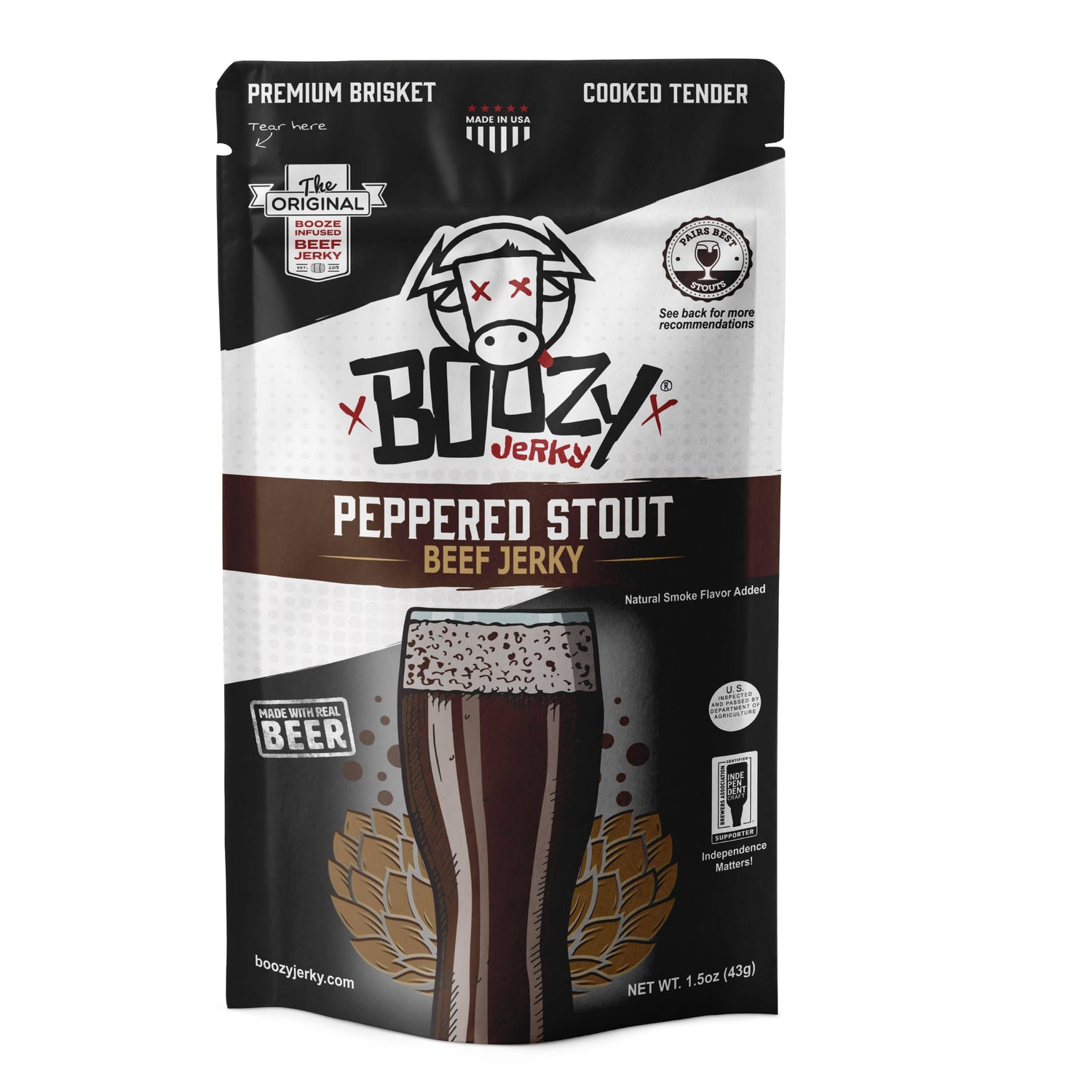 Peppered Stout Jerky