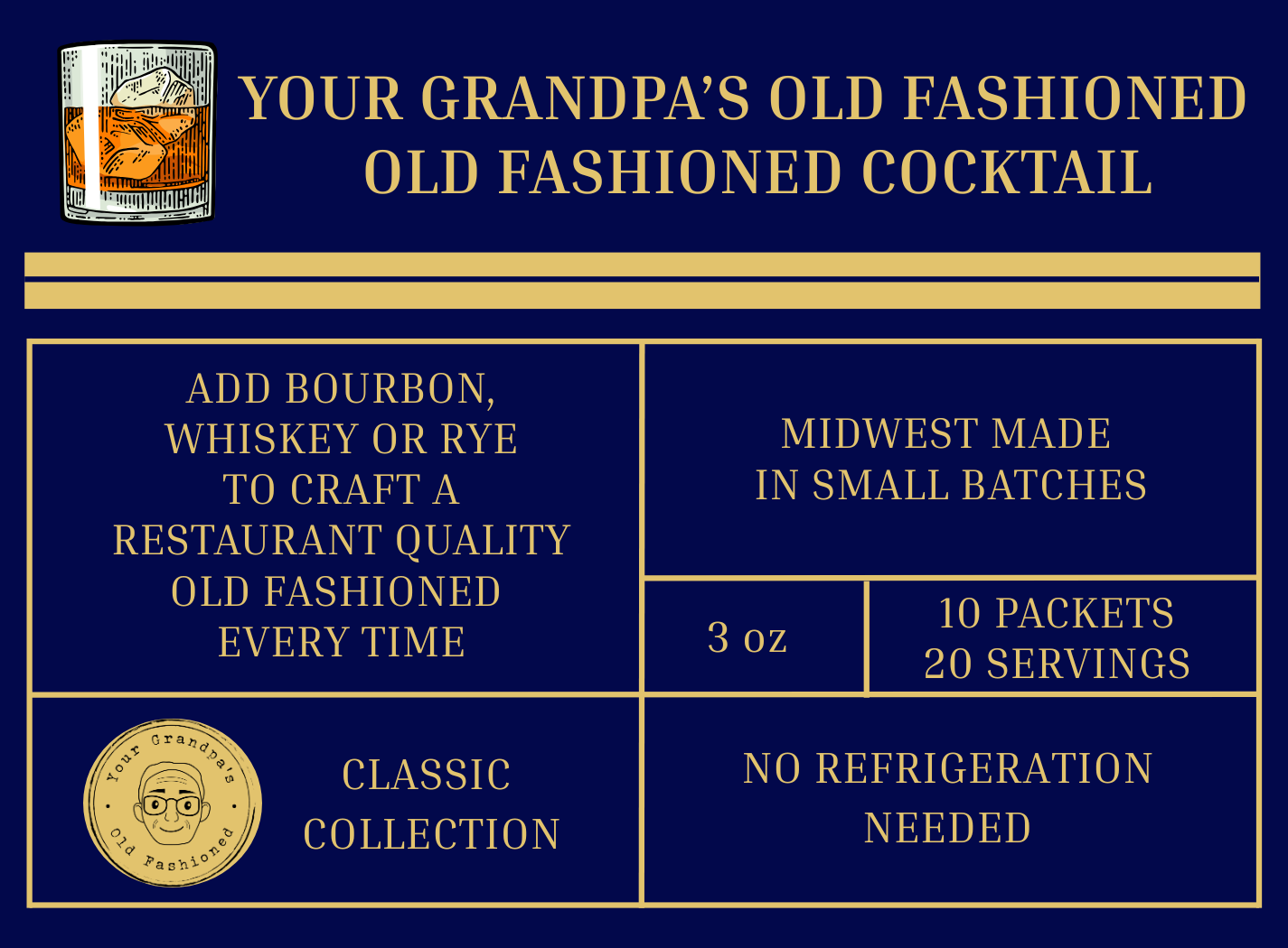 Old Fashioned Cocktail Mix