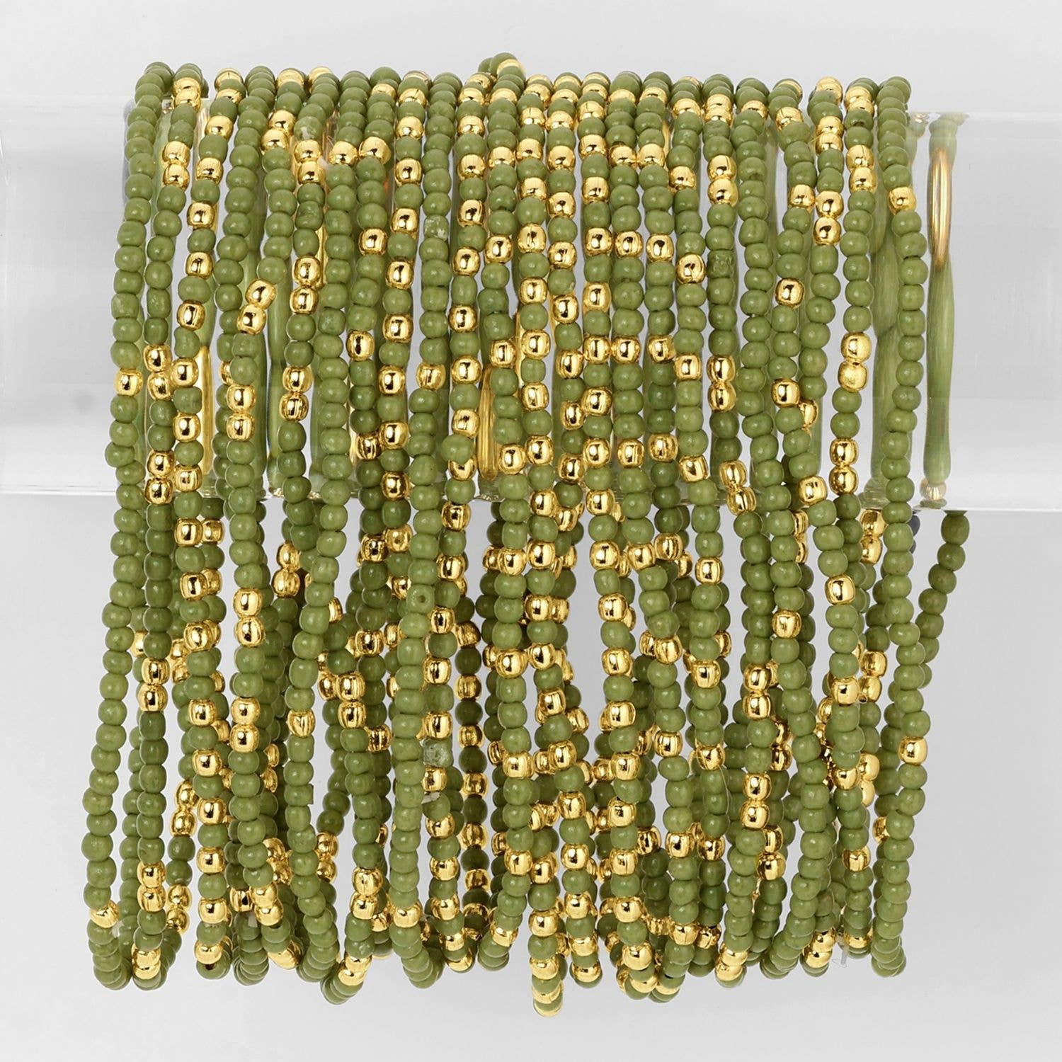 Dark Teal Seed Bead Bracelets