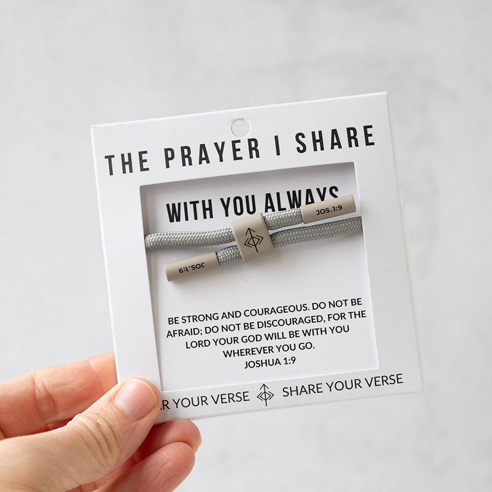 With You Always Christian Cord Bracelet