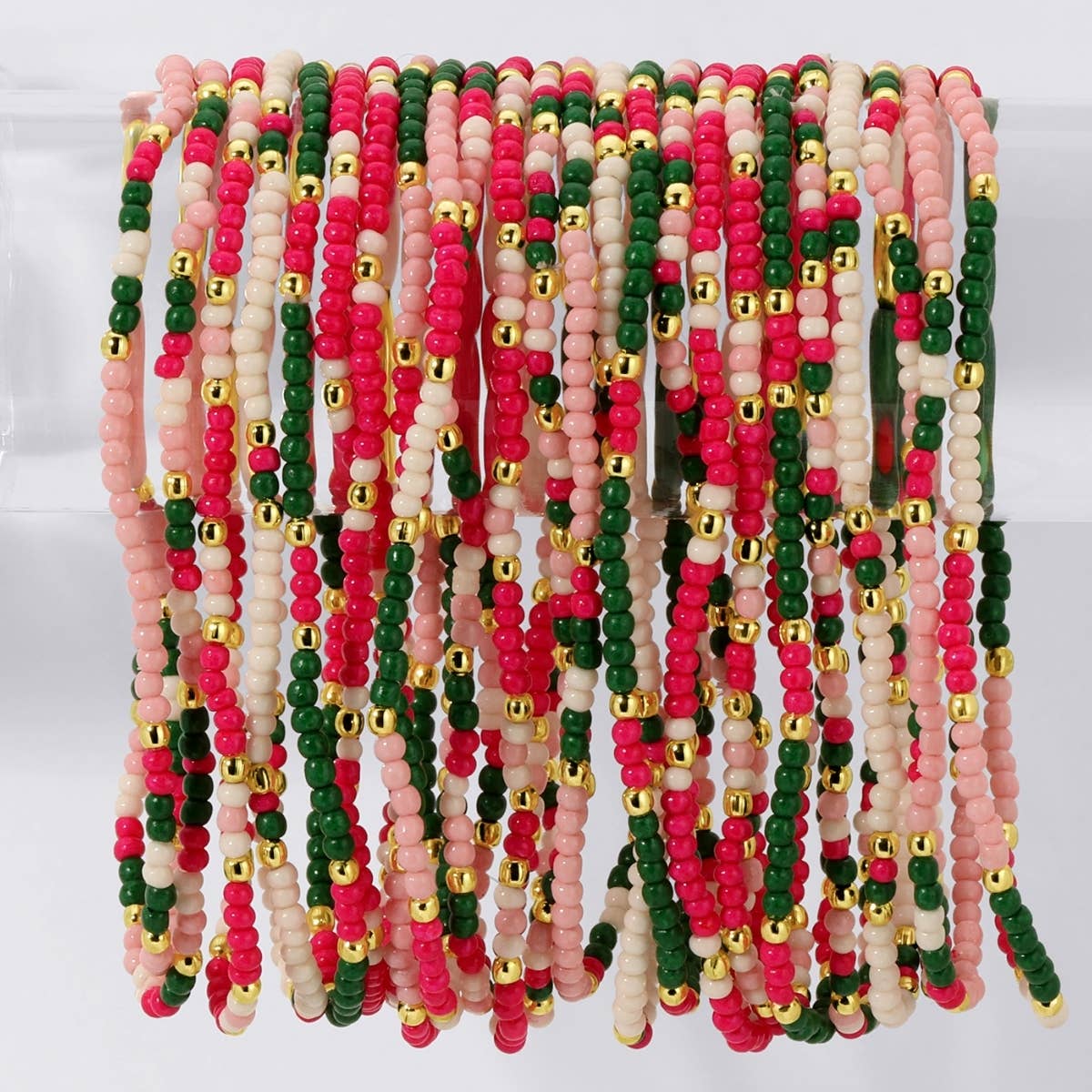 Assorted Stretch Seed Bead Bracelets