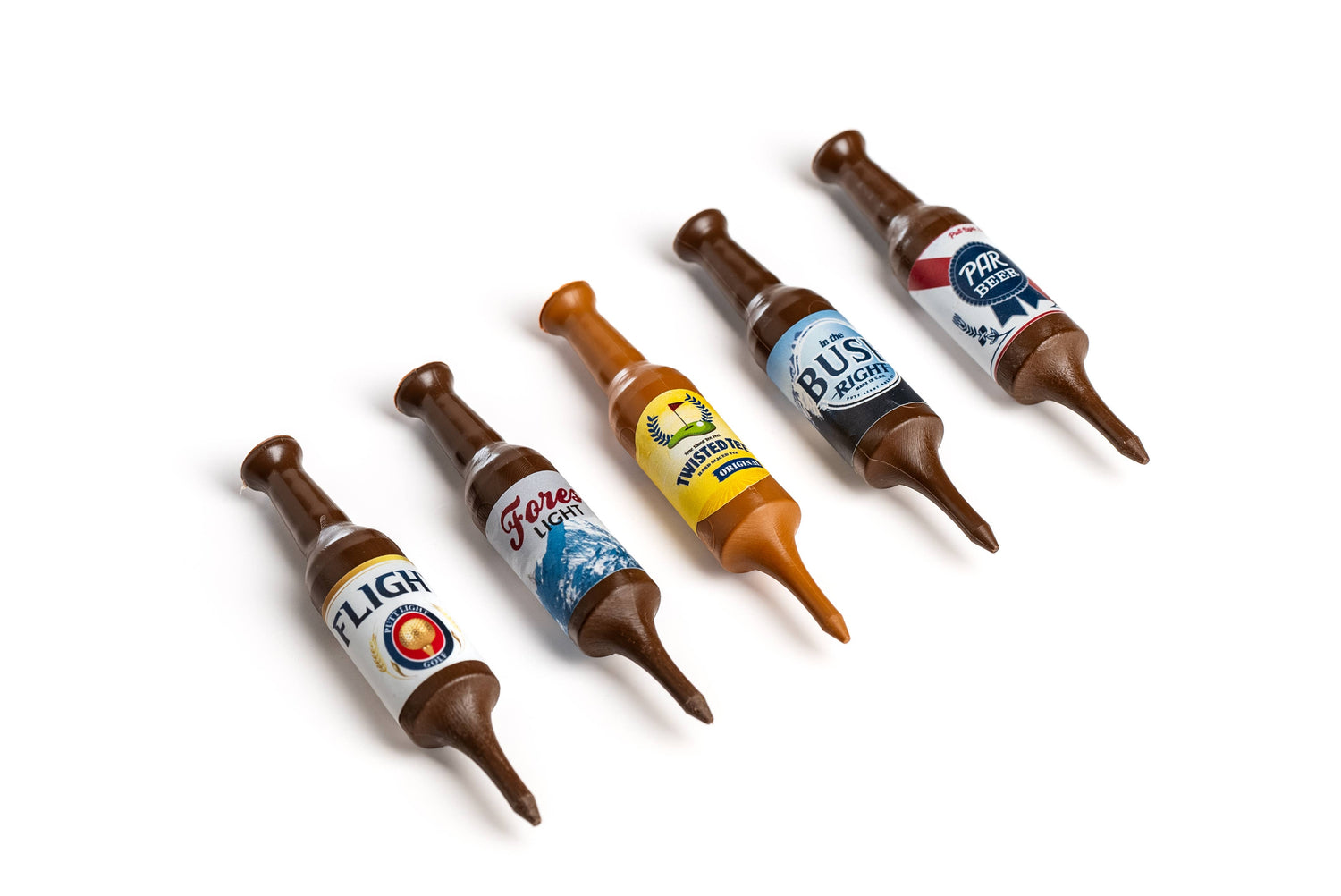 Beer Bottle Golf Tees - 6 pack