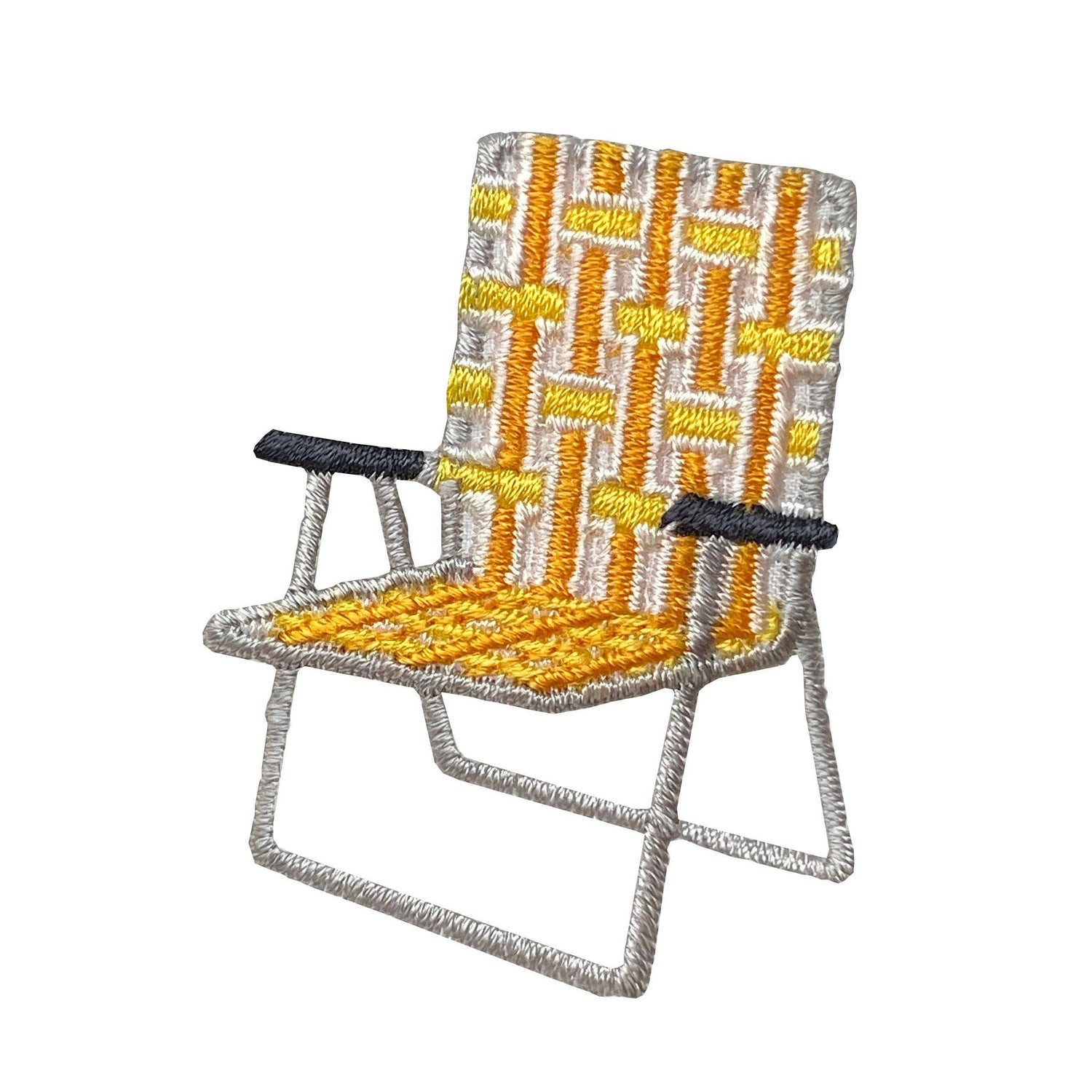 Yellow Vintage Yellow Iron on Patch