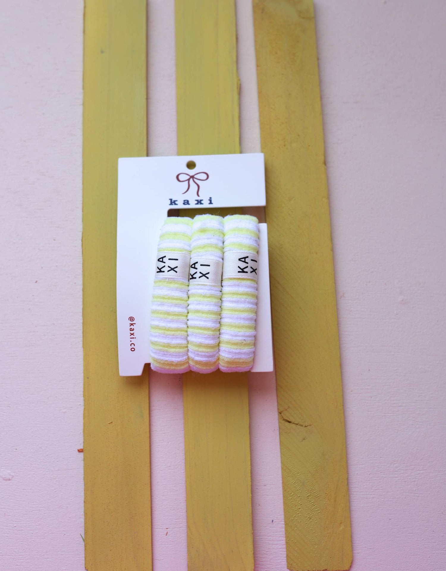 Neon Striped High Intensity Hair Ties