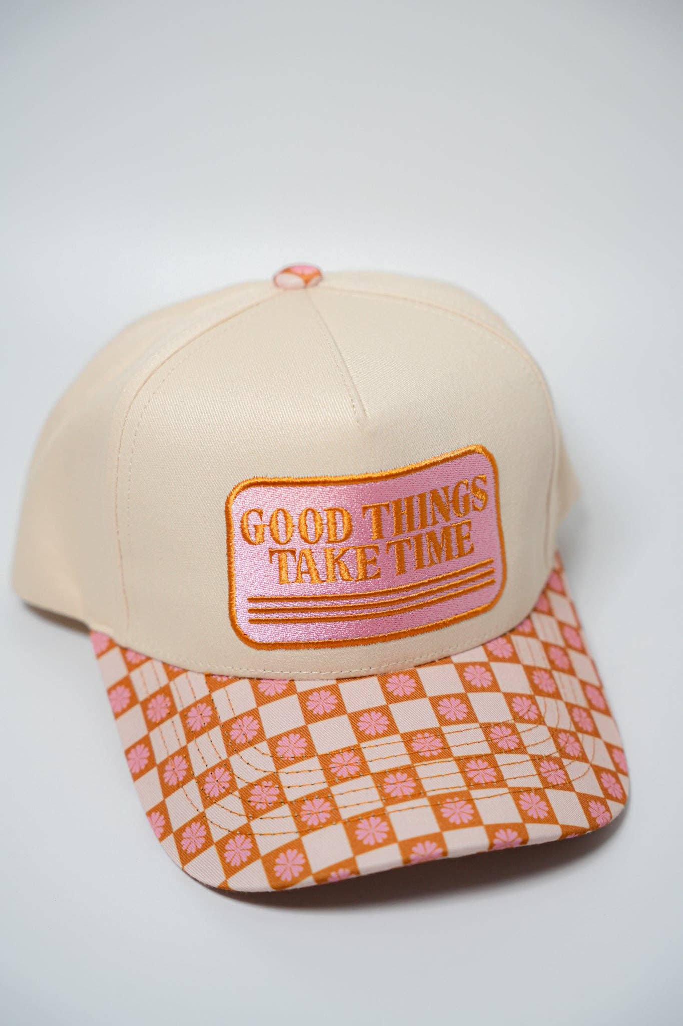 Good Things Take Time Canvas Hat