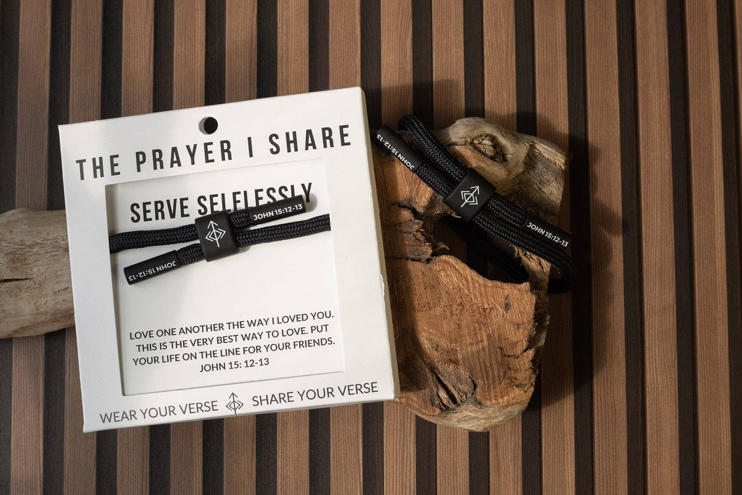 Serve Selflessly Christian Cord Bracelet