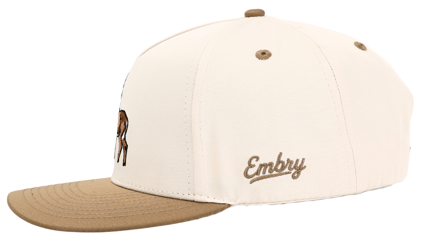 Cream/Tan Buck Trucker Hat