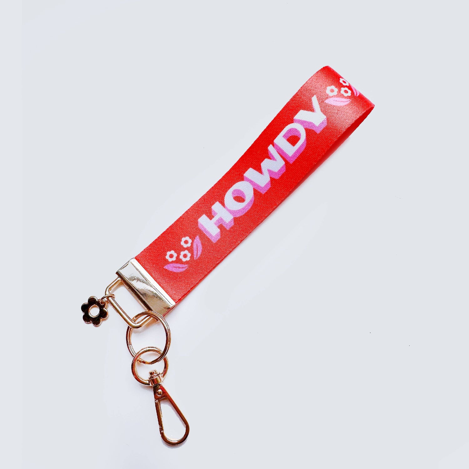 Howdy Floral Lanyard