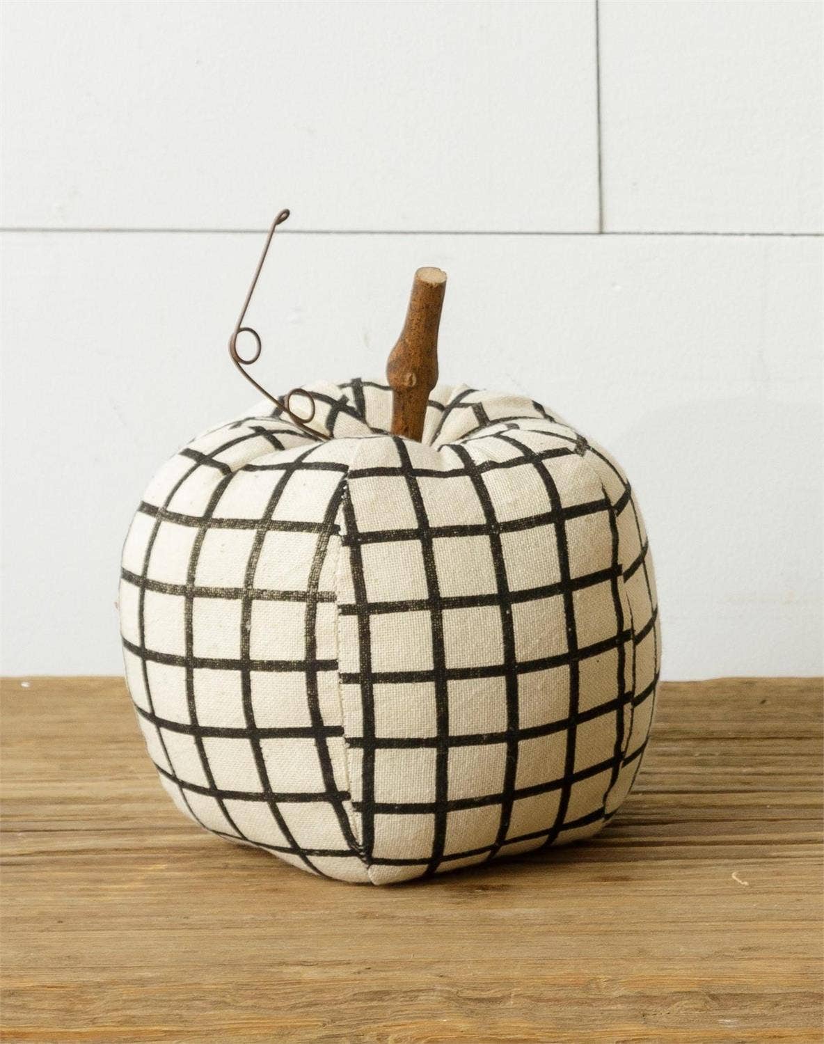 Window Pane Checkered Pumpkin