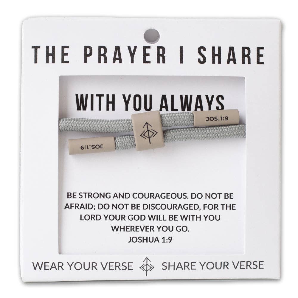 With You Always Christian Cord Bracelet